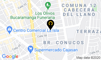Mapa de Ips Lens Salud Ltda. en Bucaramanga