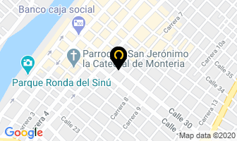 Mapa de Ips Mi Casa Mi Hospital en Montería