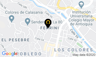Mapa de Ipso Ingenieros Sas en Medellín