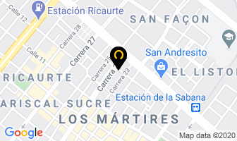 Mapa de Ipsustrial De Productos Y Servicios en Bogotá D.C