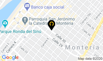 Mapa de I.r Computadores Y Suministros en Montería