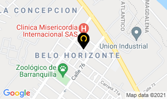 Mapa de I.r.m. Construcciones en Barranquilla
