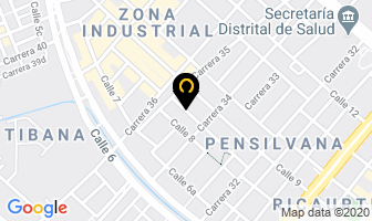 Mapa de Iron Gym en Bogotá D.C