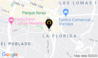 Mapa de Isabela A Team en Medellín