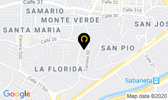 Mapa de Ischebeck Colombia S.a.s. en Itaguí