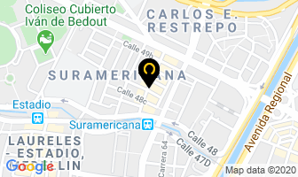 Mapa de Isis Wings en Medellín