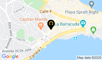Mapa de Island Music en San Andrés