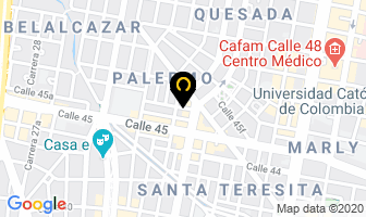 Mapa de Ital Center Uno Vs S.a.s. en Bogotá D.C
