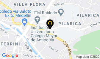 Mapa de Itm Institución Universitaria en Medellín