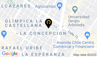Mapa de Ivan Cardona Sicologo en Bogotá D.C