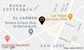 Mapa de Ixdent Ltda. en Barranquilla