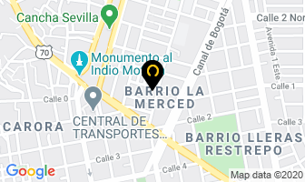 Mapa de Izupartes Diesel en Cúcuta