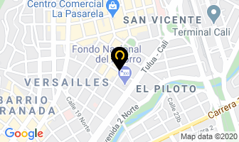 Mapa de J & G Bussines Courier S.a. en Cali