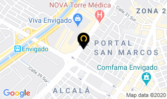 Mapa de J & Marketing en Medellín