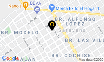 Mapa de J. Ardila Kawasaki en Saravena