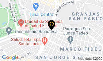 Mapa de J3r Modelos Para Fundición en Bogotá D.C