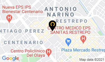 Mapa de Jab Representaciones en Bogotá D.C