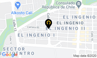 Mapa de J.a.c. Equipos De Construcción en Cali