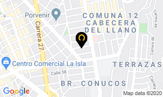 Mapa de Jacome B. Elida en Bucaramanga