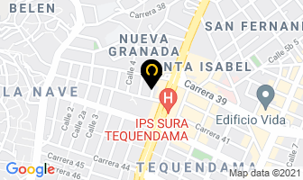 Mapa de Jacuzzib en Cali