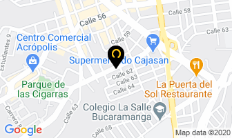 Mapa de Jacuzzis De Colombia en Bucaramanga