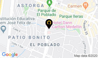 Mapa de Jaidy Meek en Medellín
