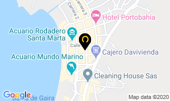 Mapa de Jaime Gafas en Santa Marta