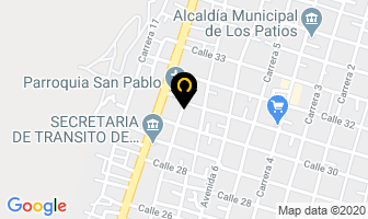 Mapa de Jairos Pizza en Los Patios