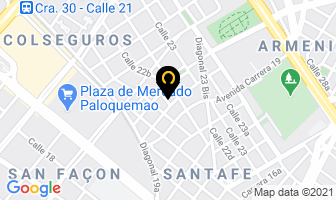 Mapa de Jar Equipos Para Construccion en Bogotá D.C