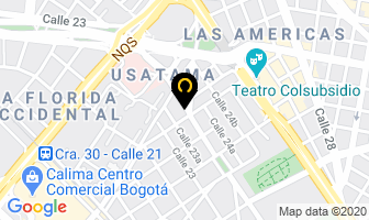 Mapa de Jara A & M Ingeniería Ltda. en Bogotá D.C