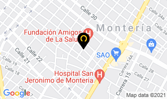 Mapa de Jaramillo Durango Andrés en Montería