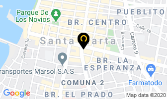 Mapa de Javier Morales Velasquez en Santa Marta