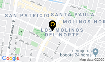 Mapa de Javier Murillo Centro Integral De Belleza en Bogotá D.C