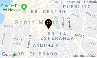 Mapa de J.c. Biowash en Santa Marta