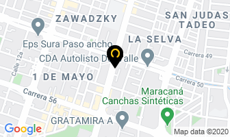 Mapa de Jc Producciones Cali en Cali