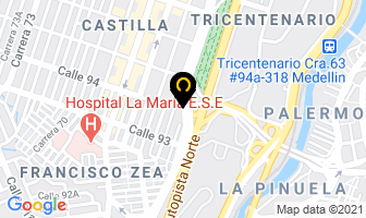 Mapa de Jc Resortes en Medellín