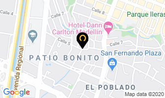 Mapa de J.e Muebles Y Diseños en Medellín
