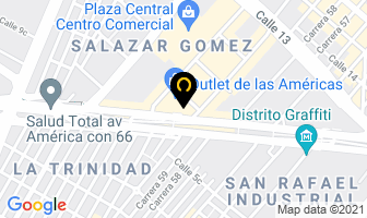 Mapa de Jeans Wear en Bogotá D.C