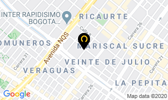 Mapa de Jeg Oxicortes Y Servicios en Bogotá D.C