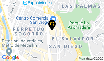 Mapa de Jegv Construcciones en Medellín