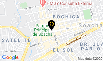 Mapa de Jenny Aragon Estetica en Soacha