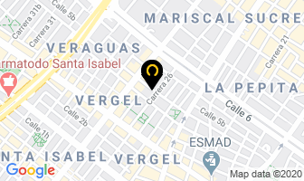 Mapa de Jes Papeles Ltda. en Bogotá D.C