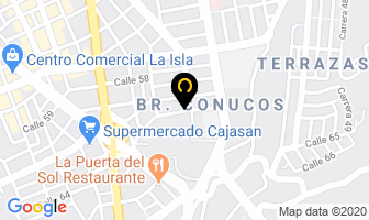 Mapa de Jevian Publicidad en Bucaramanga