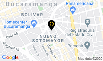 Mapa de Jezabel en Bucaramanga
