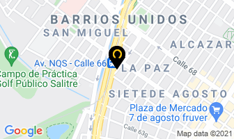 Mapa de J.gutierrez Publicidad Ltda en Bogotá D.C