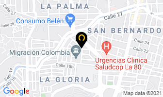 Mapa de Jhon Autos en Medellín