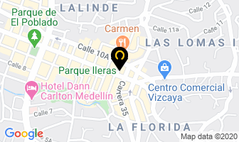 Mapa de Jica Spa en Medellín