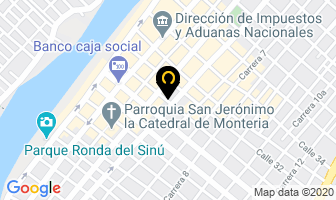 Mapa de Jiménez Cárdenas Vivian en Montería