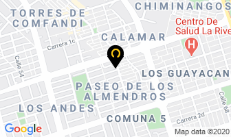 Mapa de J.j. Alquiler De Sillas en Cali
