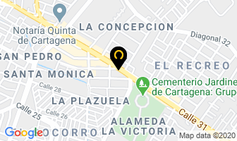 Mapa de Jm Muebles Ltda. en Cartagena